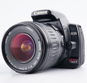 Ex + 5 Canon EOS Kiss Digital X Rebel Xti Fotocamera W/18-55mm F / 3.5-5.6 II