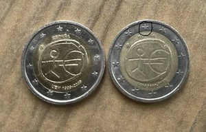 Moneda 2 euros de españa UEM 1999-2009 conmemorativa - ESTRELLAS GRANDES - Imagen 1 de 1