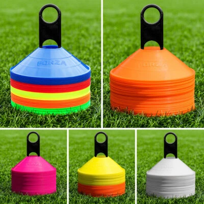 FORZA Soccer Training Space Cones – Colour And Pack Options [Net World Sports]