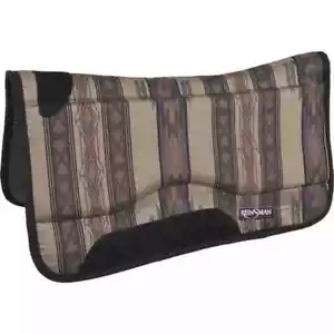 30" x 30" Reinsman Santa Fe Caramel SQUARE SWAYBACK CONTOUR PAD rutschfeste Unterseite - Bild 1 von 3