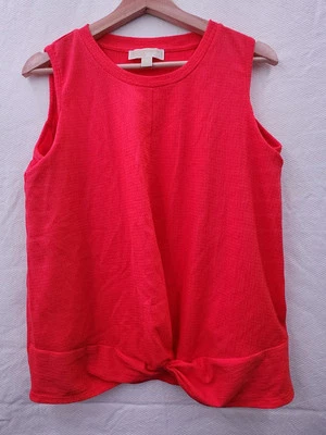 Blusa roja sin mangas Michael Kors para dama talla mediana, usada en excelente estado Foto 1 de 4