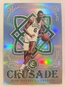 2016-17 Panini Crusade Silver Prizm/149 Bill Russell #82 Celtics - Imagen 1 de 2