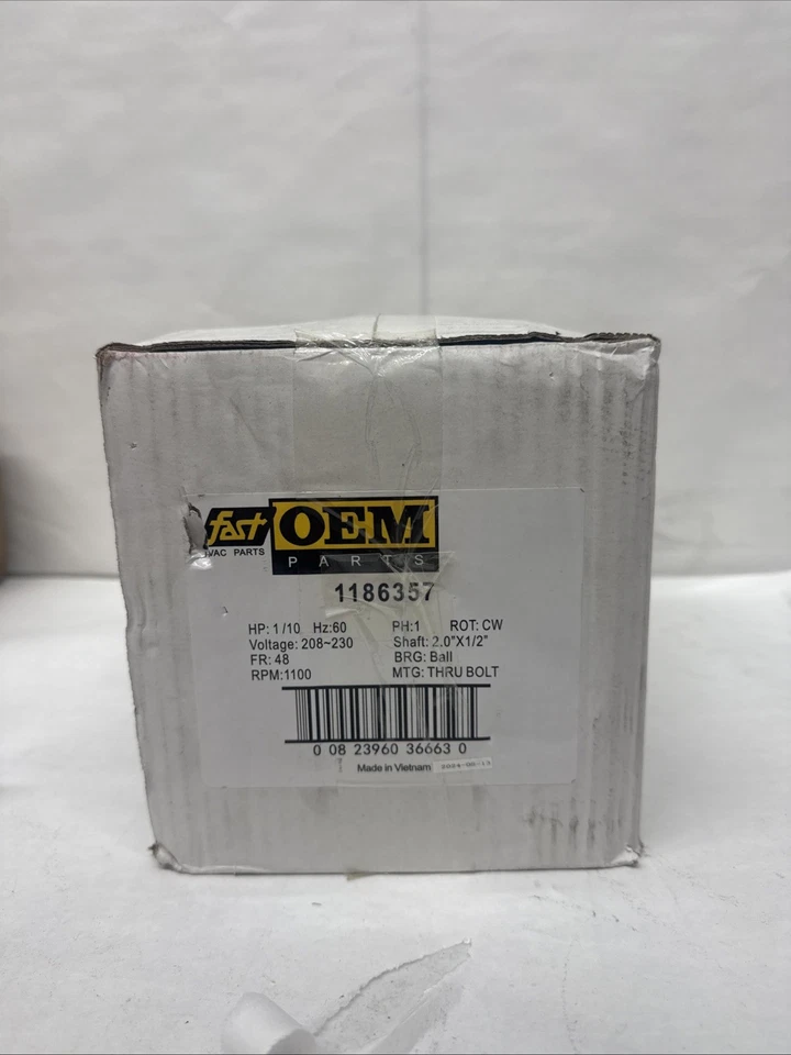 1186357 1/10 hp 1100 rpm Motor Smartcomfort Carrier ICP pieza OEM de fábrica Foto 1 de 4