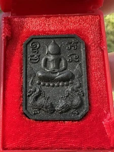 LP Sila Thai Amulet Jaw Soui Mahasetthee Wat Nark Prok Bangkok เจ้าสัวมหาเศรษฐี - Picture 1 of 12