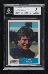1987 World of Outlaws Steve Kinser (Season Highlights) #1 BGS 8 - Picture 1 of 3