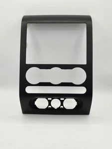04-08 Ford F-150 tablero radio clima bisel panel de ajuste central negro pieza OEM - Imagen 1 de 5