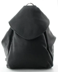 Prato City Rucksack Damenrucksack Freizeitrucksack Leder L7 - Schwarz - Bild 1 von 6