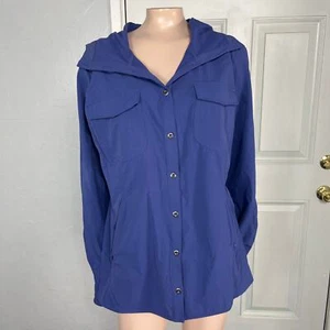 Chaqueta para mujer Duluth grande Flexpedition nailon con capucha botón elástico exterior T6 - Imagen 1 de 5