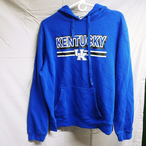 VETEMENTS Captivating Apparel Felpa con Cappuccio Pullover Donna XL Kentucky UK Blu