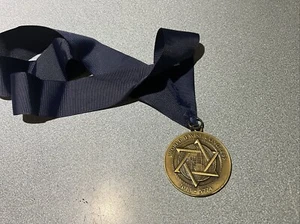 World Jewish Congress 2013 MEDAL MEDALLION W/ RIBBON PRESENTED BY Ronald Lauder - Picture 1 of 5