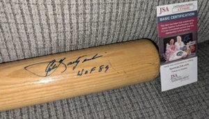 Carl Yastrzemski Jim Rice Boston Red Sox Signed Full Size Bat JSA Certified - Picture 1 of 5