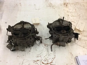 Lote de (2) 1977 77 Chevy GMC Truck Q jet Carbs 1705213 350 HD LEER - Imagen 1 de 11