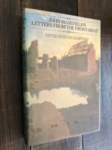 John Masefields Letters From The Front 1915-17 WW1 Ed Peter Vansittart HCDJ 1st - Picture 1 of 3