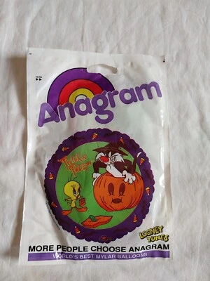 Globo de fiesta de Halloween Mylar Mylar anagrama piolín y año de colección Foto 1 de 2