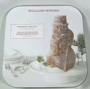 Williams - Sonoma Nordic Ware 3-D Snowman Cake Pan Mold Nuevo en el embalaje - Imagen 1 de 2