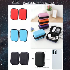 Travel Cable Organizer Bag Storage Accessories USB Drive Storage Case - Picture 1 of 6