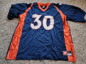 Vintage Denver Broncos Terrell Davis Blue Nike jersey size 2XL - Picture 1 of 5