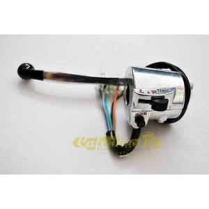 Blocchetto cromato manubrio moto leva frizione switch frecce moto epoca 22mm - Imagen 1 de 2