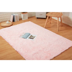 Fluffy Area Rugs Anti-Slip Shaggy Mat Soft Carpet Mat Living Room Floor Bedroom - Picture 1 of 31