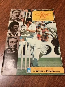 THE CENTENARY TEST BOOK TYSON BENSON AND HEDGES 1977 ACB PUBLICATIONS - Picture 1 of 1