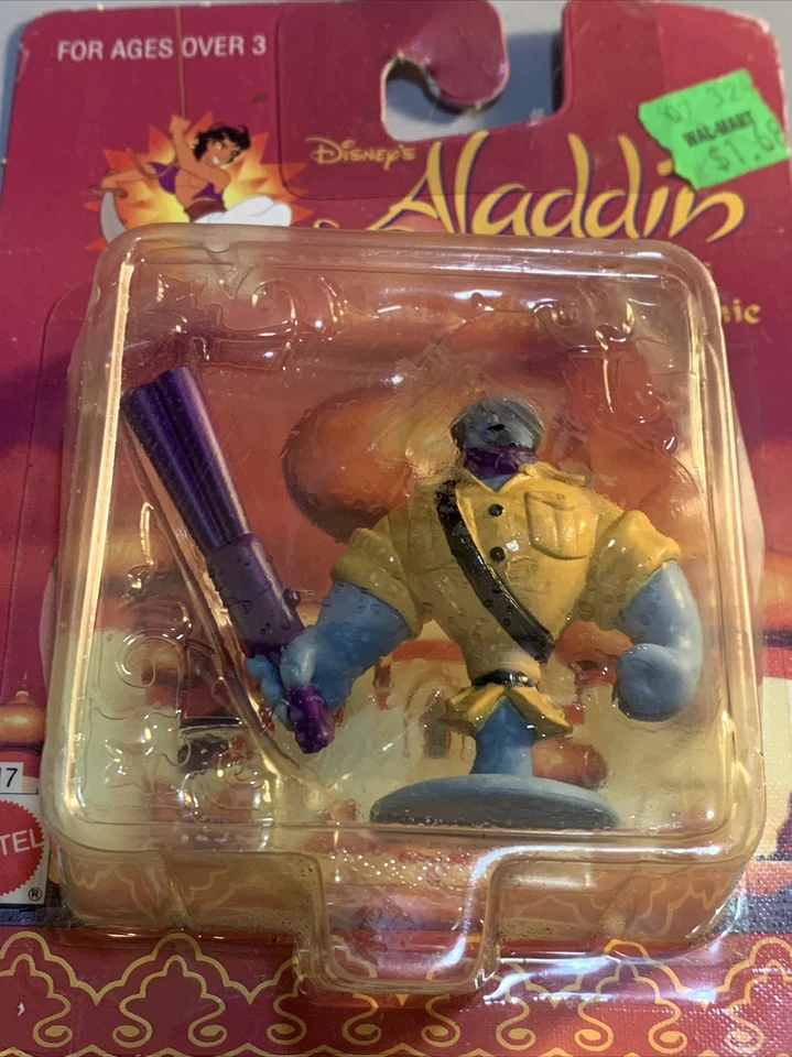 Disney Aladdin GENIE Jasmine Action Figure Lamp Set Vintage Mattel 1992 5302