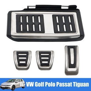 Für VW Passat B8 3G Jetta 7 T-Roc Polo 6 Audi A3 8V Fußstütze Pedale Sets Cover - Picture 1 of 15