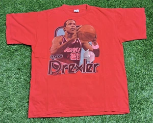 Vintage Salem Sportswear Portland Trail Blazers Clyde Drexler NBA T-Shirt Herren XL - Bild 1 von 8