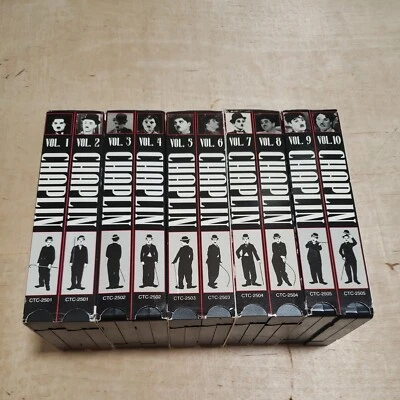 Chaplin The Collection 1993 All 10 Volumes - 10 VHS Tapes in Perfect Condition. - Image 1 of 4