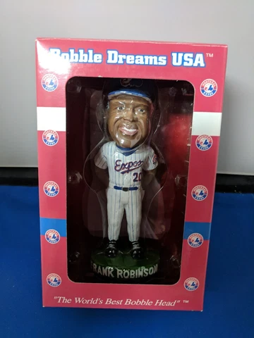 MONTREAL EXPOS FRANK ROBINSON BOBBLE HEAD 2003 SGA MINT in BOX Cover