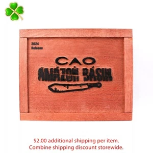 Caja de cigarros de madera vacía CAO Amazon Basin 6 x 52 8,75" x 7" x 2,25" - Imagen 1 de 12