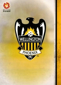 2015 2016 WELLINGTON PHOENIX A-League Card CLUB LOGO - Picture 1 of 3