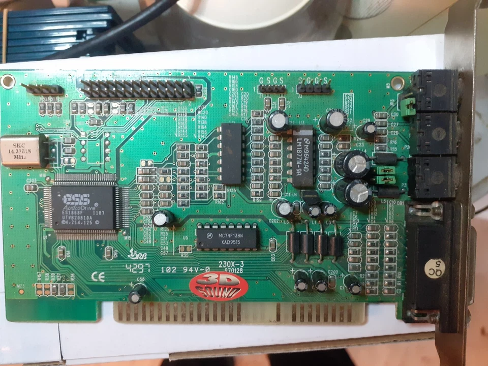 Sound Card ISA ESS 230X-3 970128 chip 1868F - Image 1 of 1