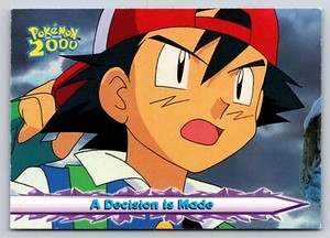A Decision is Made Pokemon The Movie 2000 Topps Non Foil B7