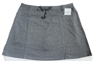 MIA KAYE WOMEN'S SPORT GRAY SWEAT SKORT SKIRT SHORT - Picture 1 of 4