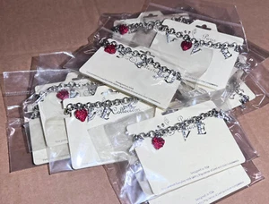 Clearance sale - 10 Pieces I Love You Rhinestone Bracelets - Picture 1 of 2