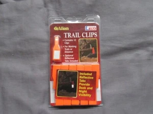 Allen 475 reflektierende orange Jagd Wandern Trail Markierungen Clips 12 ct - Bild 1 von 2