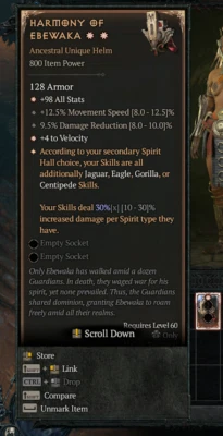 Diablo 4 800IP 2GA Harmony of Ebewaka special affix - Softcore Eternal - Image 1 of 4
