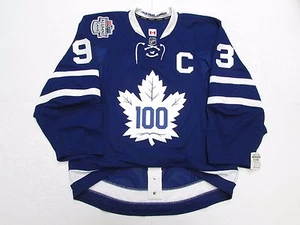 GILMOUR TORONTO MAPLE LEAFS CENTENNIAL CLASSIC ALUMNI REEBOK EDGE 2.0 JERSEY - Picture 1 of 7