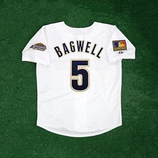 Jeff Bagwell Houston Astros 1994 Home White Throwback MLB 125th Men's Jersey