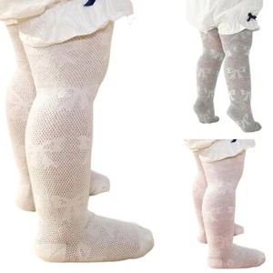 Girls Pantyhose Solid Color Tights Fashionable Long Stockings for Daily Party - Picture 1 of 26