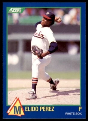 1989 Score Hottest 100 Rising Stars Melido Perez Chicago White Sox #79 - Image 1 of 2