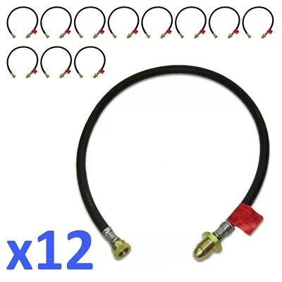 CATERING PARTS PACKUNG MIT 12 x LPG SCHLÄUCHEN UK POL bis W20 ZOPF GASLEITUNG PROPANFLASCHE VERBINDER