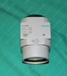 Festo, HEL-D-MIDI, Regolatore di flusso pneumatico per valvole on/off - Foto 1 di 3