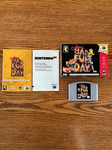 Nintendo 64 N64 Authentic Conkers Bad Fur Day CIB - Bild 1 von 5