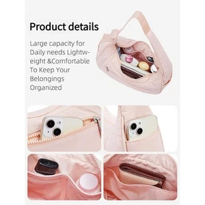 Stylish Soft Should Bag Waterproof Nylon Component Spacious Shoulder Carry - Picture 1 of 12