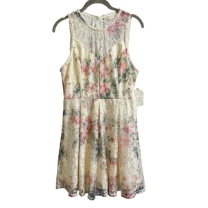 Altar'd State Lace Floral Dress NWT Girls Large- See Measurements - Picture 1 of 7