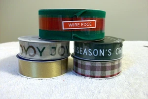 Big Lot  "Time & Place (JoAnn's) Christmas Ribbon" - Picture 1 of 2