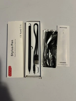 Caneta Stylus Superfina Nova Na Caixa Capacitiva Ativa Branca Para Apple iPad Nova Caixa Aberta  - Imagem 1 de 2