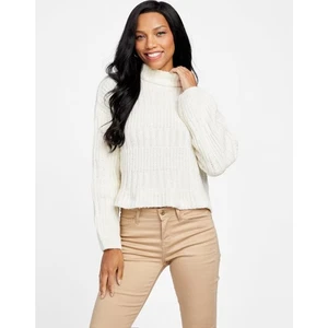 Neu mit Etikett Guess The Kelly Rollkragenpullover taubenweiß Größe Small - Bild 1 von 10