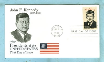 Scott 2219H ARTMASTER FDC,  Presidential Series,  "John F. Kennedy".... - Image 1 of 3